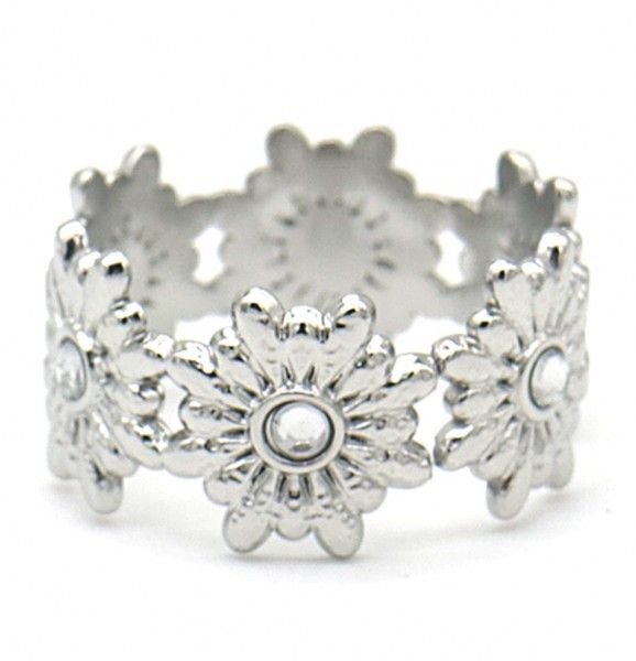 Silver Blossom Ring