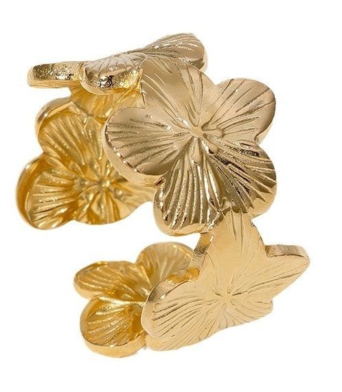 Flower ring Goud