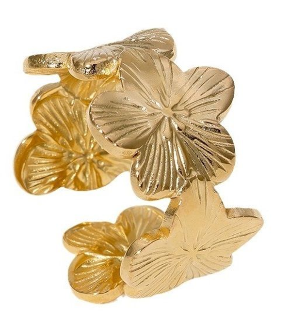 Flower ring Goud