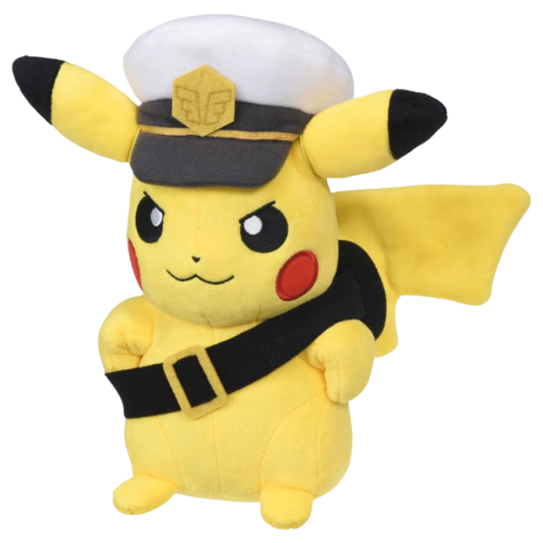 Pokemon Takara Tomy Captain Pikachu knuffel