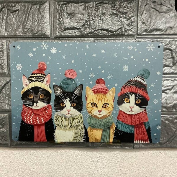 Les chats et leurs bonnets d’hive