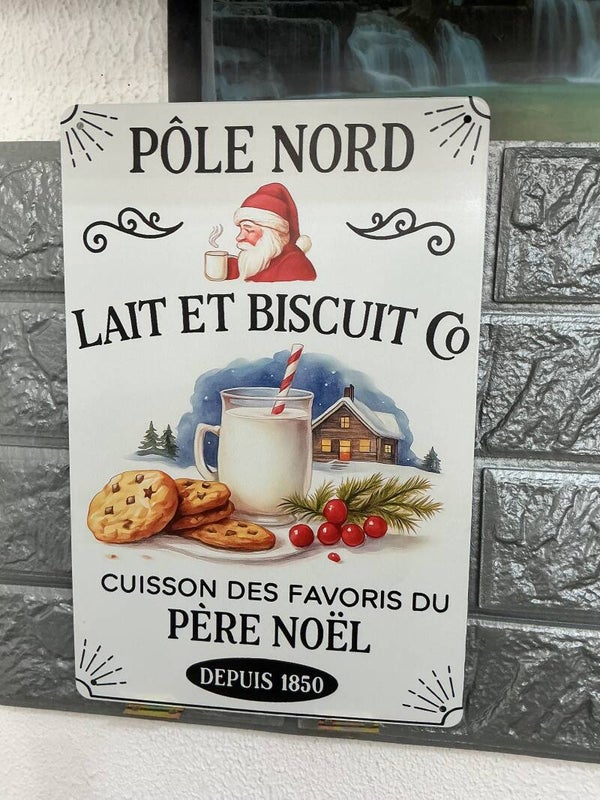 Pôle Nord, les biscuits, cuisson des favoris de Père Noël, depuis 1850