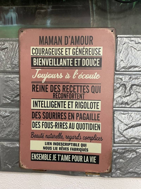 Maman d’amour, courageuse et généreuse, bienveillante et douce