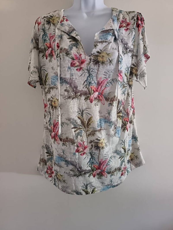 Tee-shirt fleurie