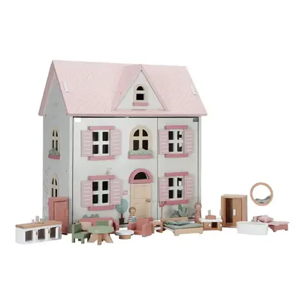 110. Little dutch Houten Poppenhuis