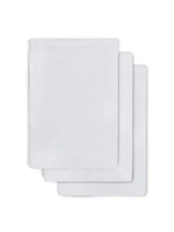 Jollein Washandje Hydrofiel - Basic - 3 Stuks - White / One Size
