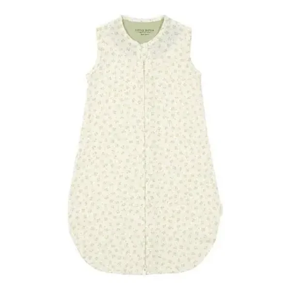 Little dutch Slaapzak zomer hydrofiel 110 cm - Groen - Maat 110 cm - Essentials - Blueberry Leaves