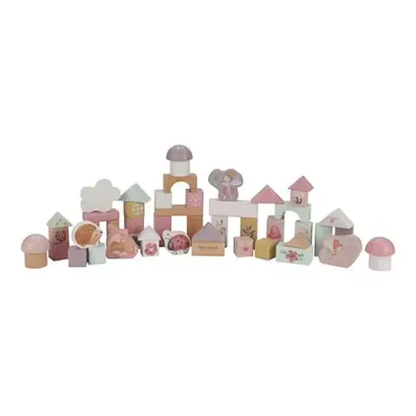 106. Little dutch Bouwblokken - Roze - Fairy Garden