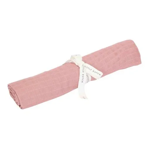 129. Little dutch Swaddle - Roze - Maat 120 cm - Essentials