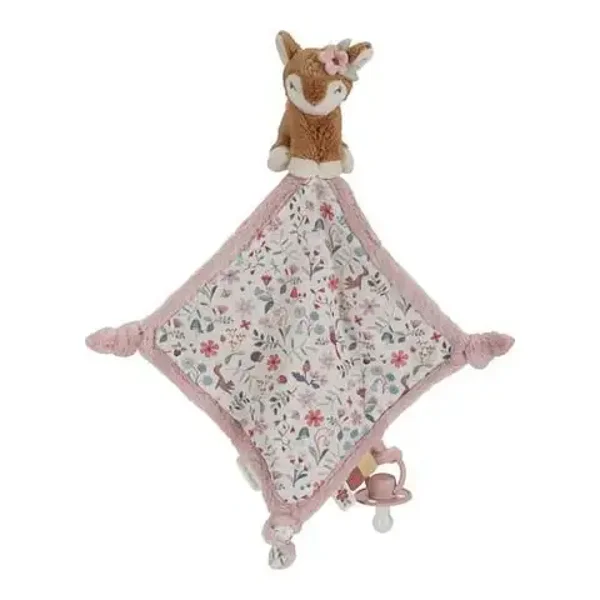 Little dutch Knuffeldoekje print Hert - Roze - Fairy Garden