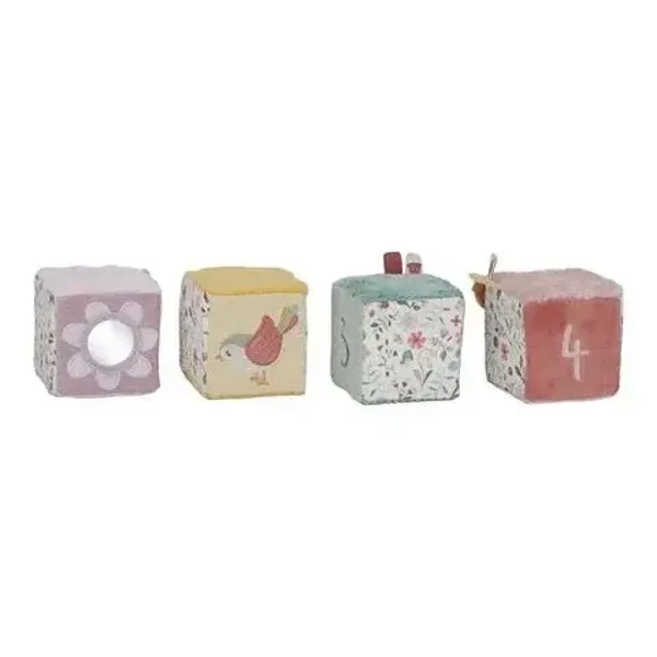 100. Little dutch Blokkenset - Roze - Fairy Garden