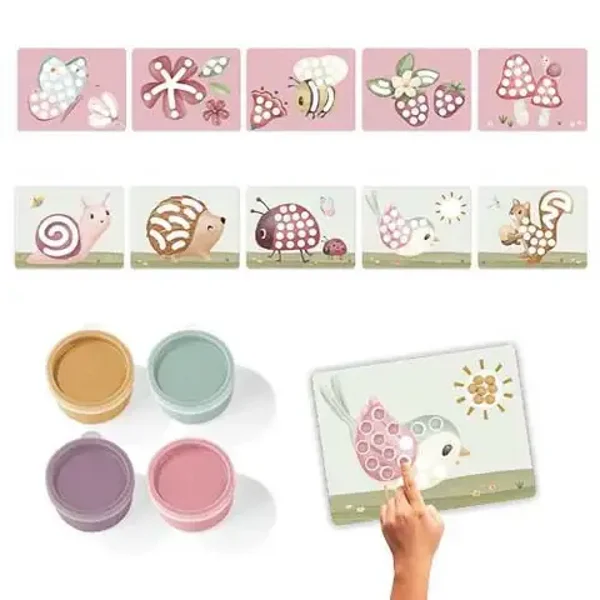 Little dutch Vingerverfset - Roze - Fairy Garden