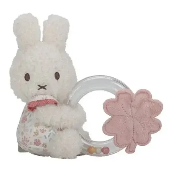 100. Little dutch nijntje ringrammelaar - Roze - Lucky Blossom