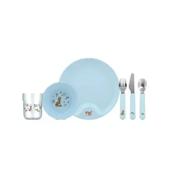 143. Mepal Set Kinderservies Mio 6-Delig - Forest Friends