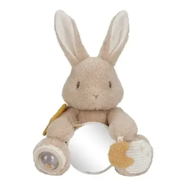 137. Little dutch Activiteitenknuffel Konijn - Zand - Baby Bunny