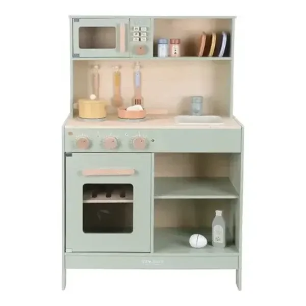 133. Little dutch Houten speelkeuken - Groen