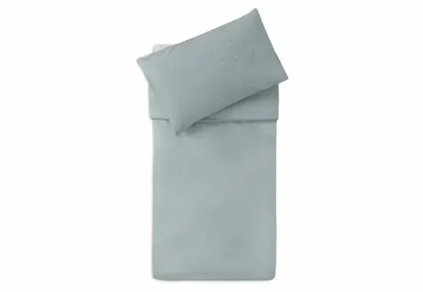 Jollein Dekbedovertrek met sloop 100x140cm - Twinkling Sea Green