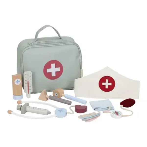 Little dutch Houten doktersset - Groen - Essentials