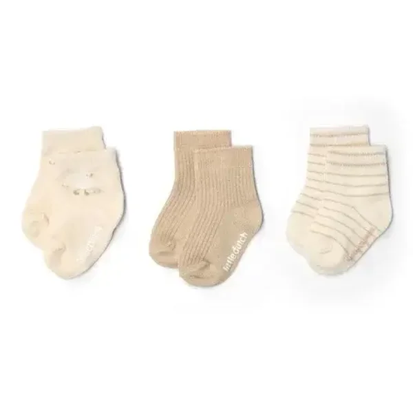 134. Little dutch 3-pack sokken - Meerkleurig - Newborn Naturals - Little Goose 44/56