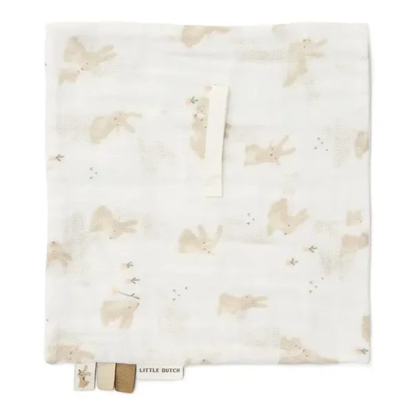 Little dutch Speendoekje - Wit - Newborn Naturals - Baby Bunny