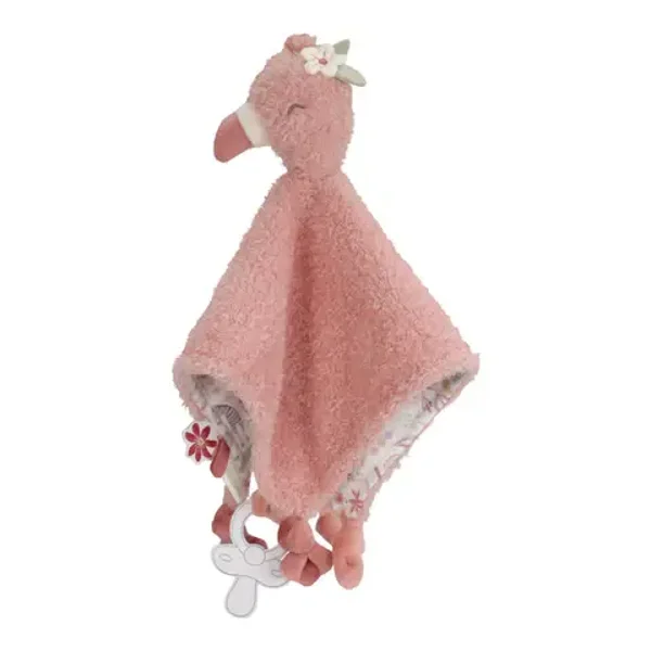 Little dutch Knuffeldoekje Flamingo - Safari Friends