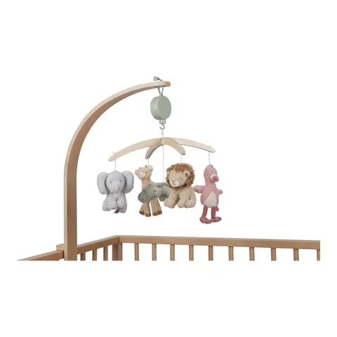 Little dutch Houten muziekmobiel - Safari Friends