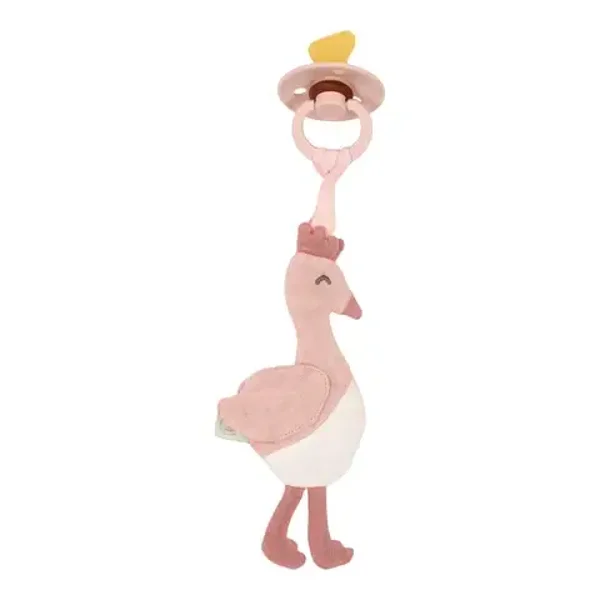 Little dutch Speendoekje Flamingo - Roze