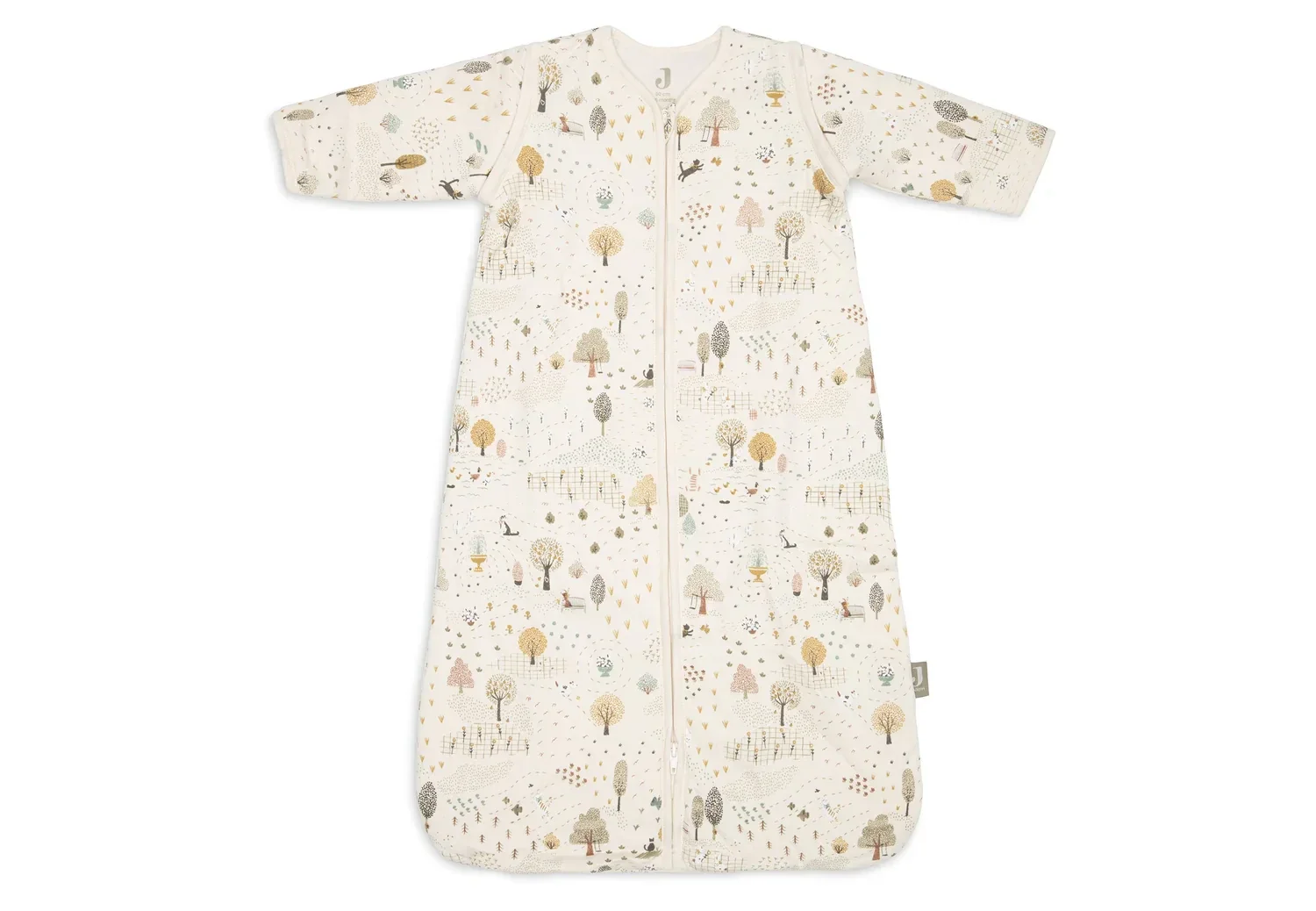 Jollein Baby Slaapzak met Afritsbare Mouw - Tiny Park 90cm
