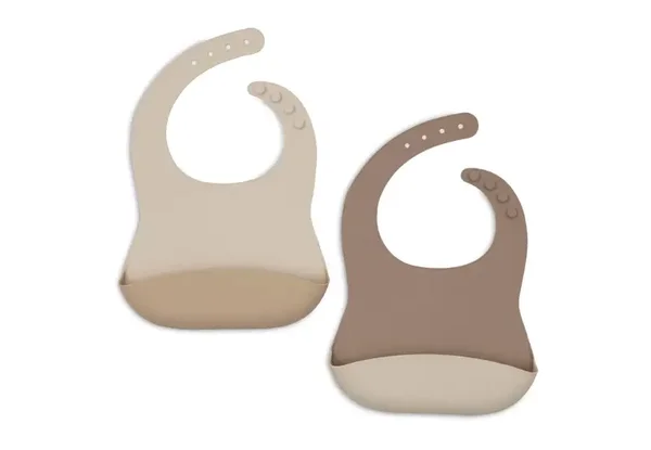 Jollein Slab Siliconen - Natural Shades - 2 Stuks Natural