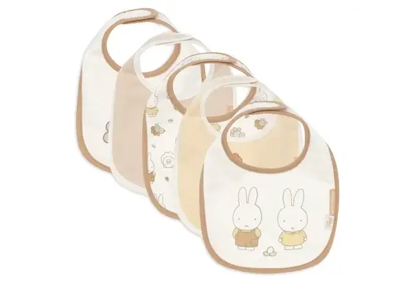 100. Jollein Slab Jersey Waterproof - Miffy Family Farm - 5 Stuks
