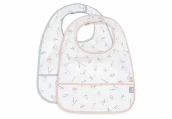 Jollein Slab Waterproof - Lovely Birds (2pack)
