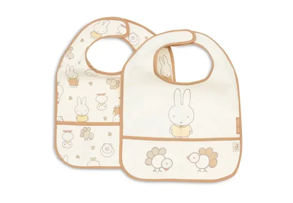 Jollein Slab Waterproof - Miffy Family Farm - 2 Stuks