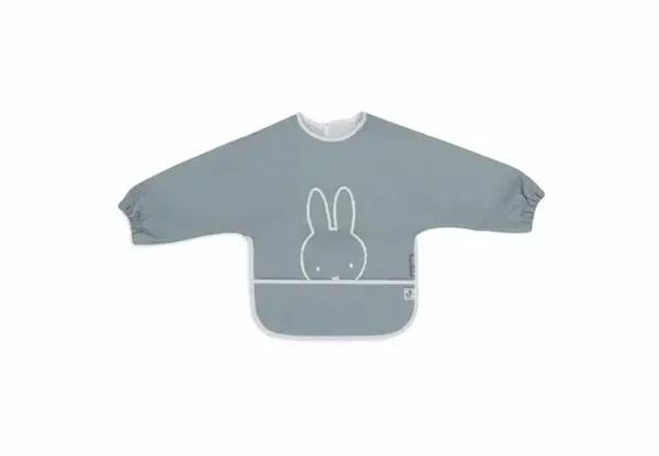 Jollein Slab Waterproof met Mouw Miffy Peekaboo - Sea Green
