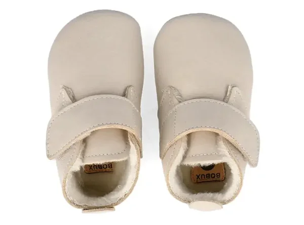 Bobux Soft Soles Desert Arctic Milk | Beige