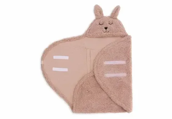 137. Jollein Wikkeldeken Bunny - Wild Rose
