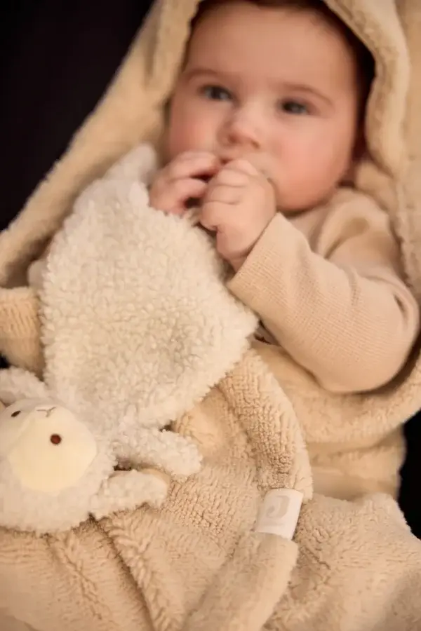 143. Jollein Wikkeldeken Fluffy - Sand