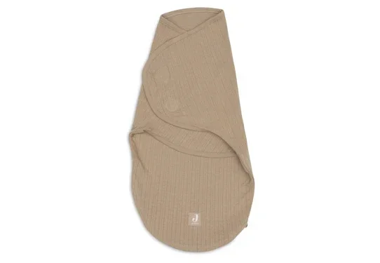 Jollein Slaapzak Wrapper 0-3 maanden Ajour - Biscuit