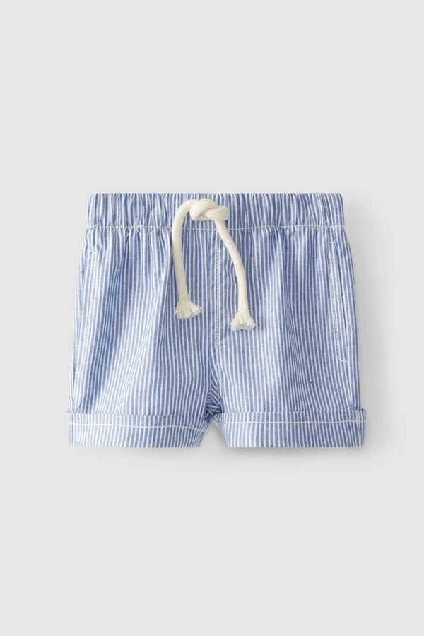 Laranijnha short blauw met streepjes
