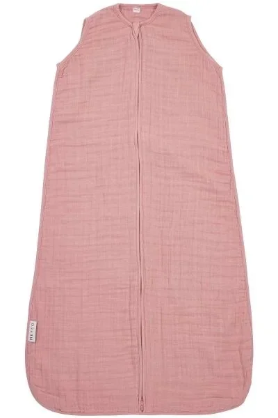 100. Meyco BABY SLAAPZAK PRE-WASHED HYDROFIEL UNI - OLD PINK - 60CM