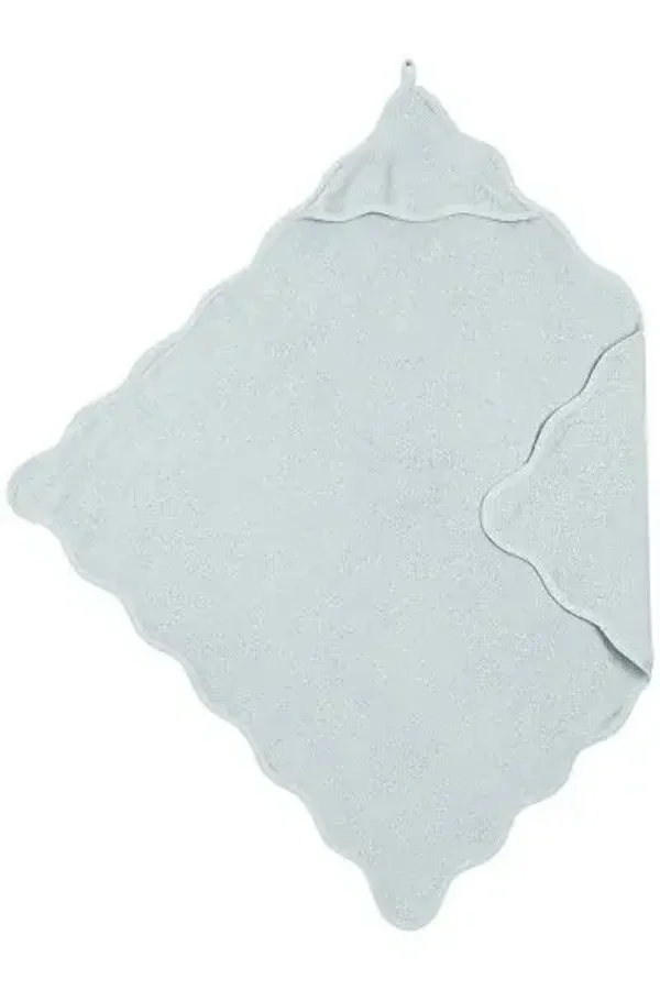 134. Meyco Badcape badstof Wavy - grey blue - 80x80cm