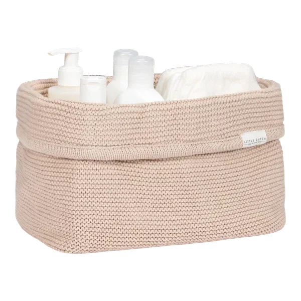 139. Little dutch Gebreid commodemandje groot beige