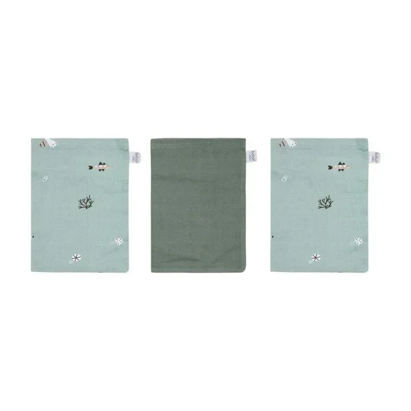 134. Bébé-jou Tetra Washandjes 3 Stuks Ocean Vibes