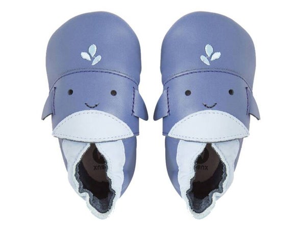 Bobux Soft Soles Whale Blue Indigo L