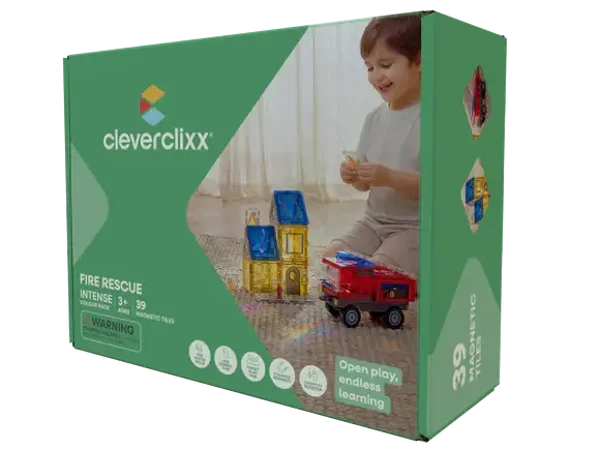 Clever Clixx Fire Rescue Pack Intense | 39 pieces