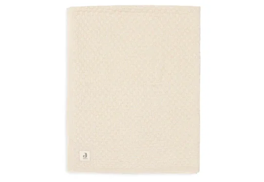 Jollein Deken Ledikant Weave Knit Merino wool - Oatmeal