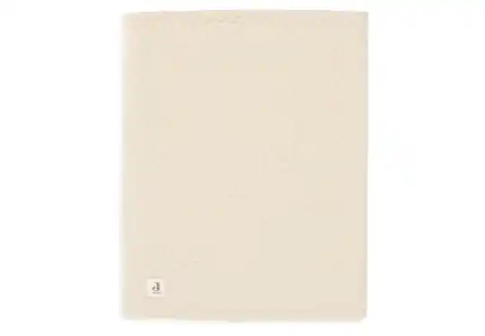 Jollein Deken Ledikant Weave Knit Merino wool - Oatmeal