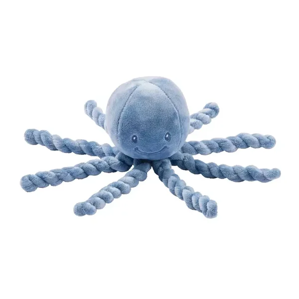 4. Nattou Knuffel Octopus Lapidou donkerblauw
