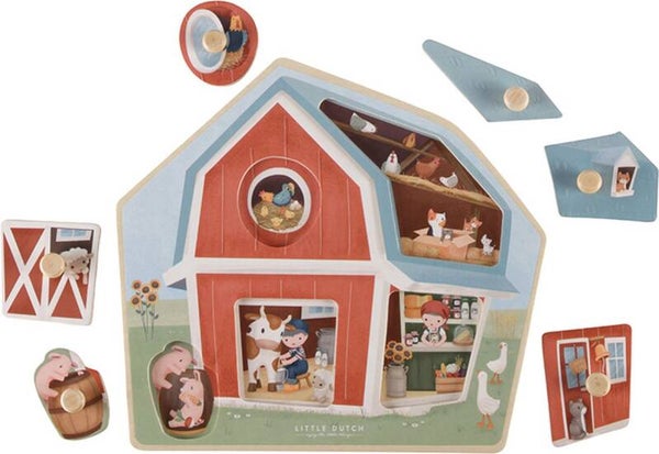 Little dutch Houten puzzel Little Farm
