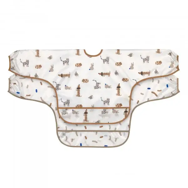 76. Lassig Slab met lange mouwen (2 stuks), Little Mateys koningsblauw