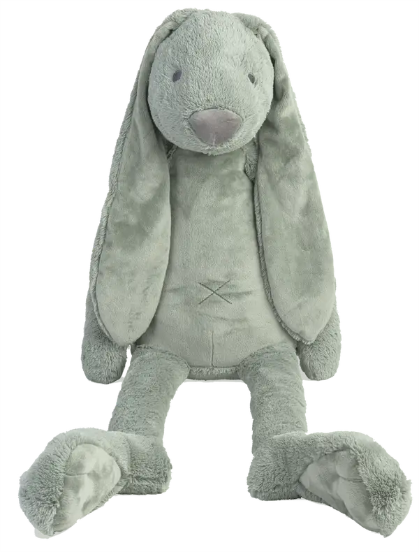 94. Big Green Rabbit Richie - 58 cm incl borduuwerk